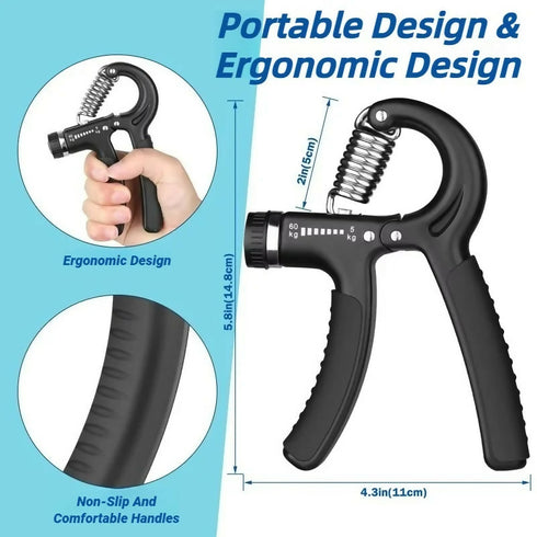 16-65 Adjustable Strength Grip Trainer